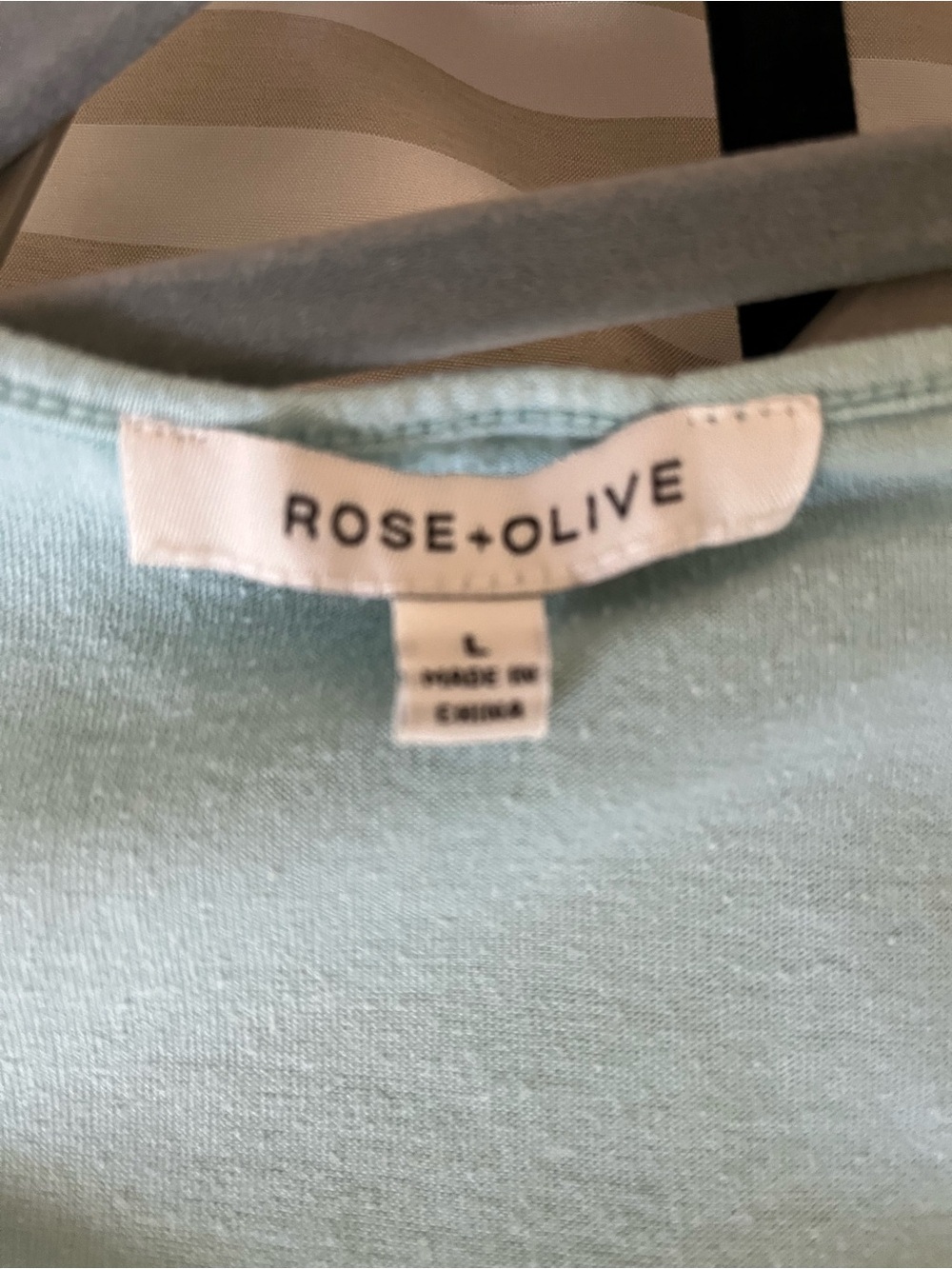 Rose & Olive Kids Aqua Crewneck Tee